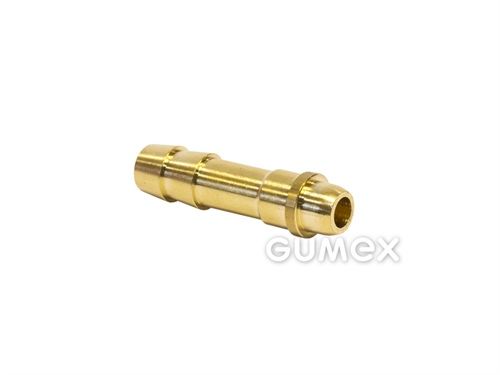 Nátrubok k skrutkovaniu pre stlačený vzduch 6mm, k prevlečnej matici G 1/8", 10bar, kónus 45°, mosadz
